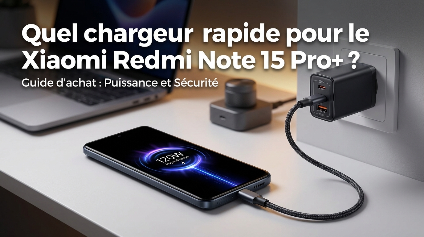 chargeur rapide xiaomi note 15 plus