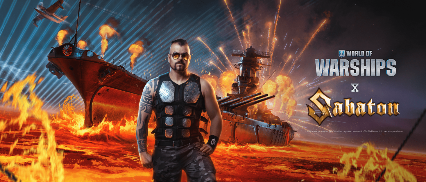 World of Warships s'associe à Sabaton : le cuirassé Yamato au cœur d'une tempête de heavy metal