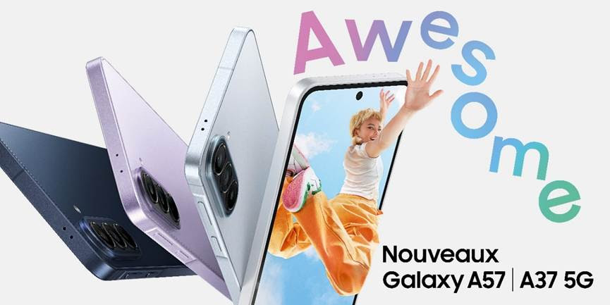 Samsung Galaxy A57 et A37 5G : L'intelligence artificielle devient enfin accessible à tous