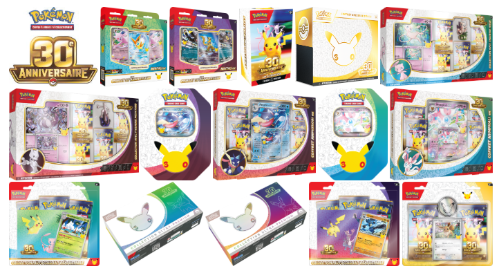 Pokemon TCG : Découvrez l'extension 30ᵉ Anniversaire et ses nouveautés exceptionnelles